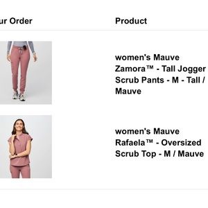 MAUVE 💝 FIGS SCRUBS